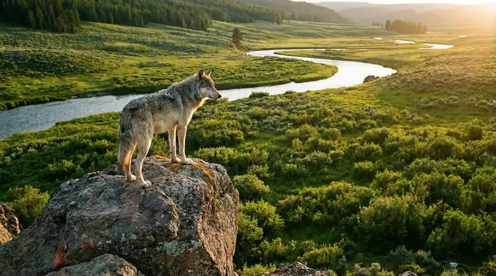 Yellowstone Nationalpark - Die Rückkehr der Wölfe